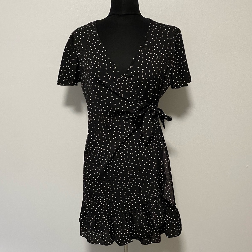 Polka dot Wrap Dress